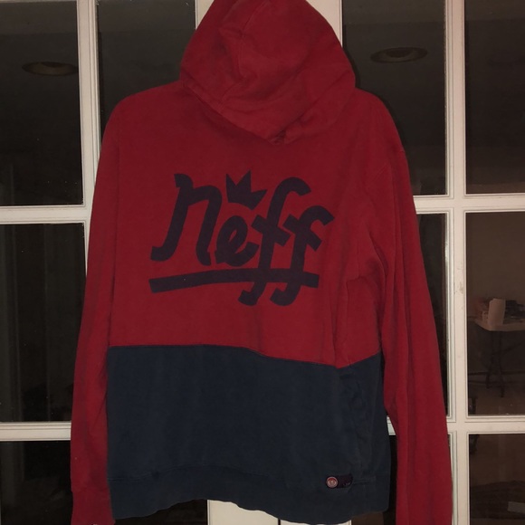 Blue and Red 🔵🔴 *Neff* Hoodie - Picture 2 of 3